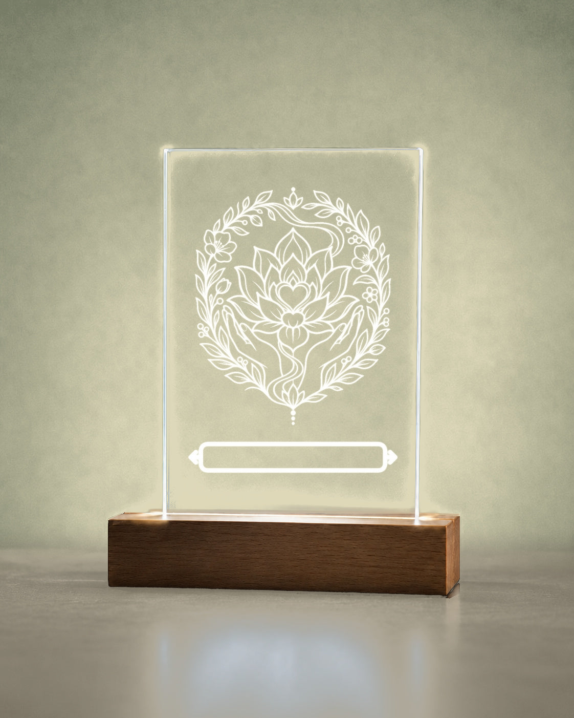 PersonalizePilot Acryl 11x18 balance mit Namensfläche v12 Ecken v12.2.1
