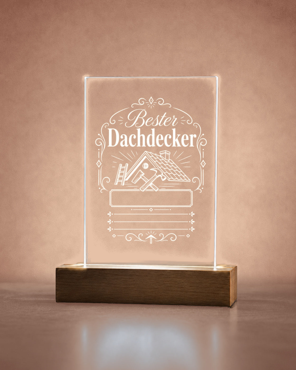 PersonalizePilot Acryl 11x18 pp-beleuchtetes-acrylschild-standard-bester-dachdecker-474299d6-11x18 Handwerk, Beruf & Tatkraft Originalfoto v2.2