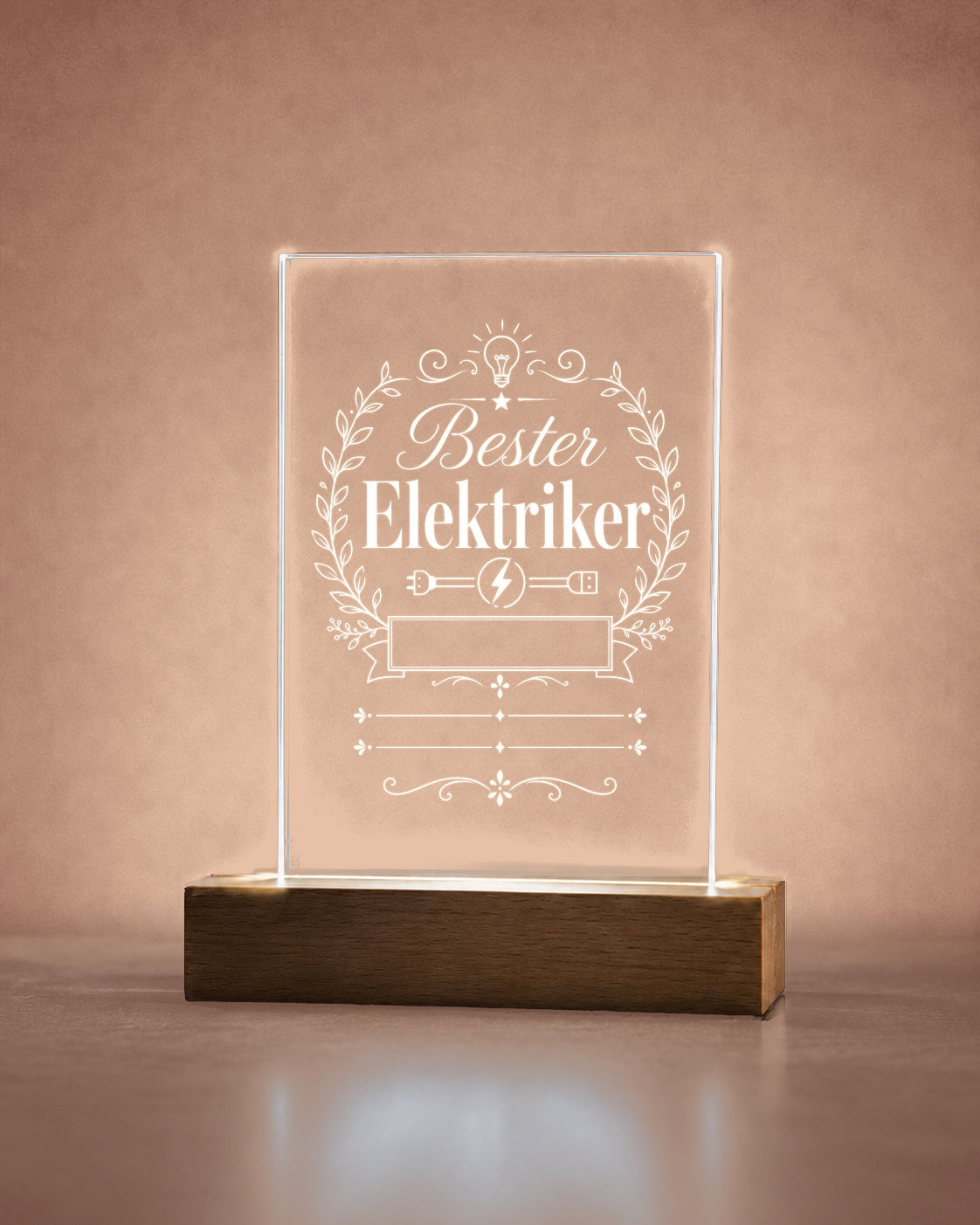 PersonalizePilot Acryl 11x18 pp-beleuchtetes-acrylschild-standard-bester-elektriker-26373a33-11x18 Handwerk, Beruf & Tatkraft Originalfoto v2.2