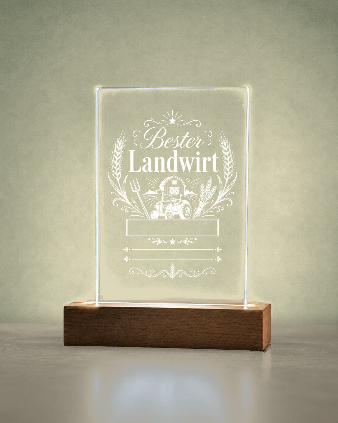 PersonalizePilot Acryl 11x18 pp-beleuchtetes-acrylschild-standard-bester-landwirt-30062352-11x18 Fürsorge, Wachstum & Natur Originalfoto v2.2