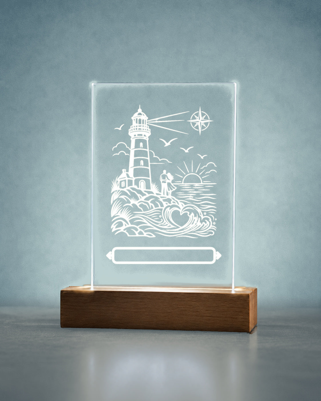 PersonalizePilot Acryl 11x18 heimathafen mit Namensfläche v12 Ecken v12.2.1
