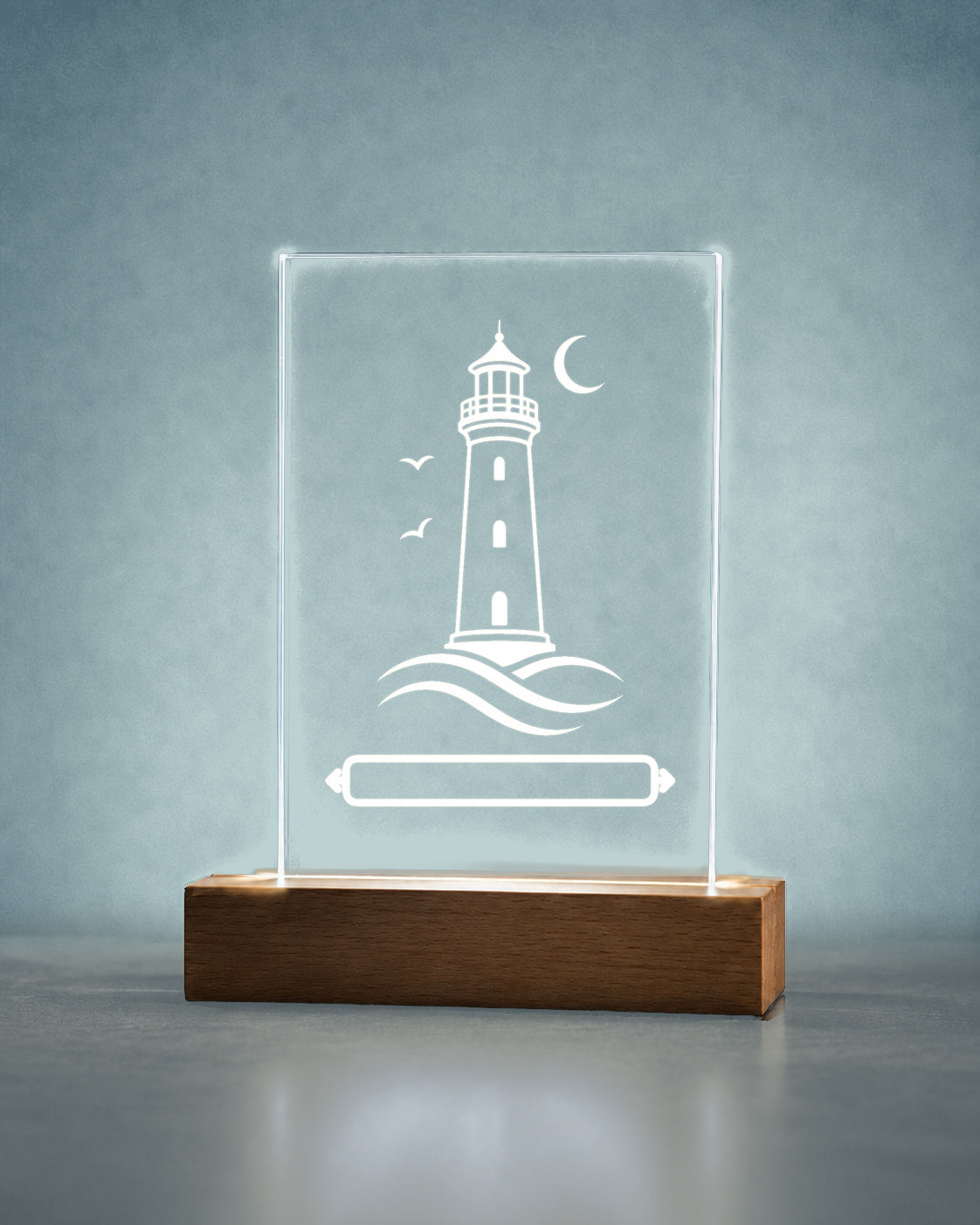 PersonalizePilot Acryl 11x18 leuchtturmzeit mit Namensfläche v12 Ecken v12.2.1