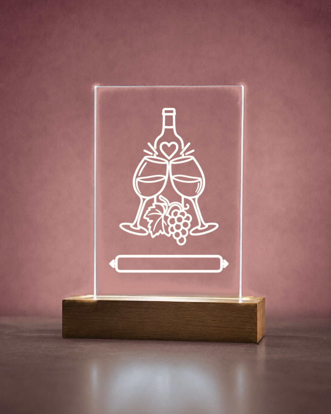 PersonalizePilot Acryl 11x18 weinmoment mit Namensfläche v12 Ecken v12.2.1